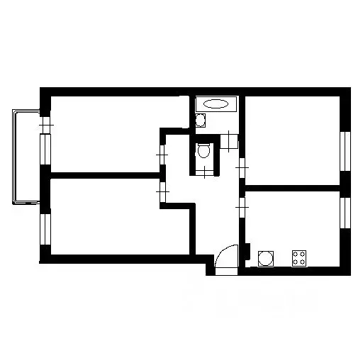 3-к кв. Новосибирская область, Новосибирск ул. Петухова, 95/1 (84.0 м) - Фото 1