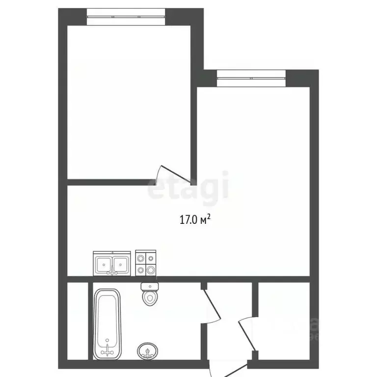 1-к кв. Москва 3-я Хорошевская ул., 19А (38.0 м) - Фото 2