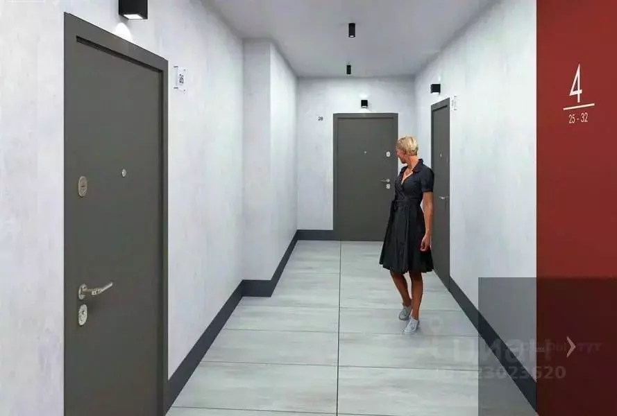 3-к кв. Воронежская область, Воронеж Цимлянская ул., 10В/2 (73.1 м) - Фото 2