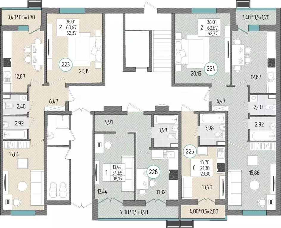 Студия Краснодарский край, Темрюк  (23.3 м) - Фото 2