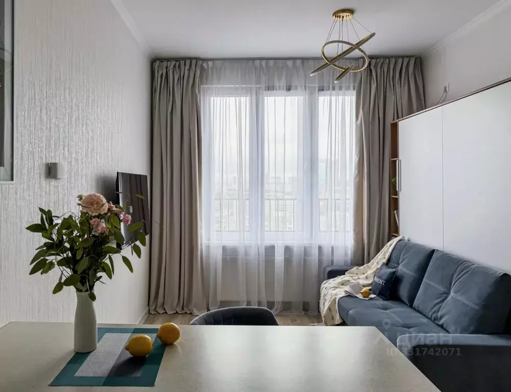 Студия Москва ул. Маргелова, 3к5 (22.3 м) - Фото 2