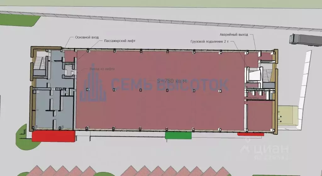 Помещение свободного назначения в Московская область, Подольск ул. ... - Фото 2