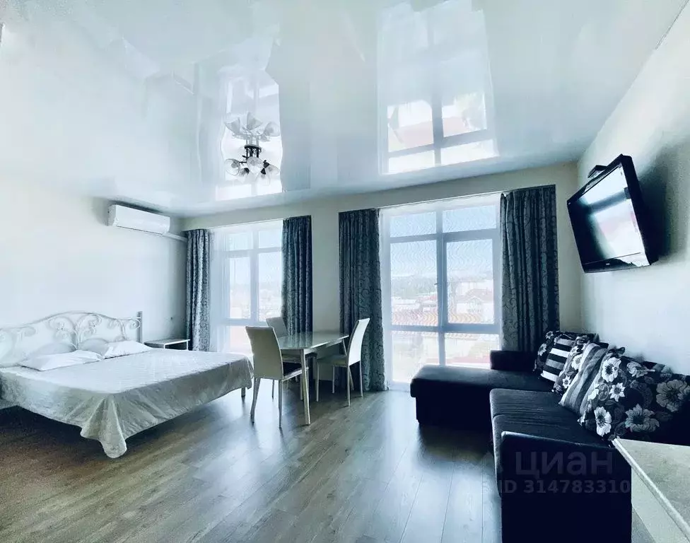 1-к кв. Краснодарский край, Сириус пгт ул. Цветочная, 30 (34.0 м) - Фото 0
