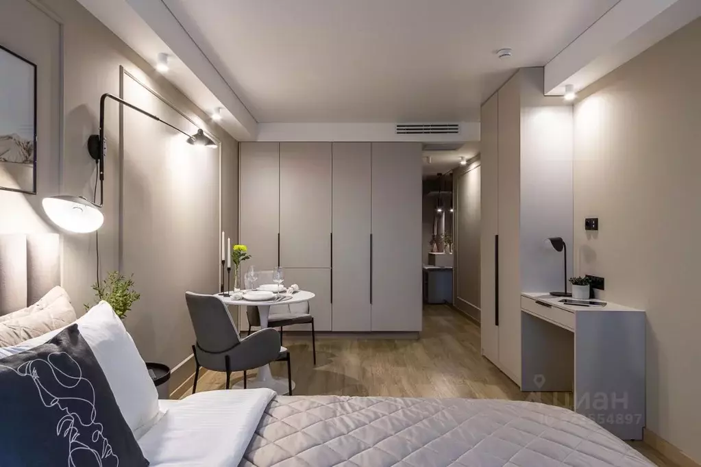 Студия Санкт-Петербург ул. Салова, 61 (26.0 м) - Фото 1