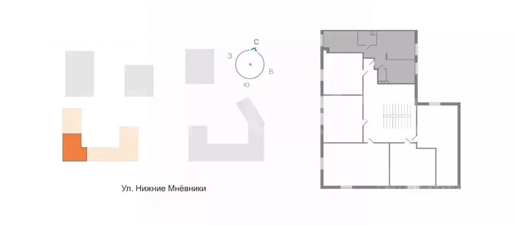 2-к кв. Москва ул. Нижние Мневники, 9 (83.4 м) - Фото 1