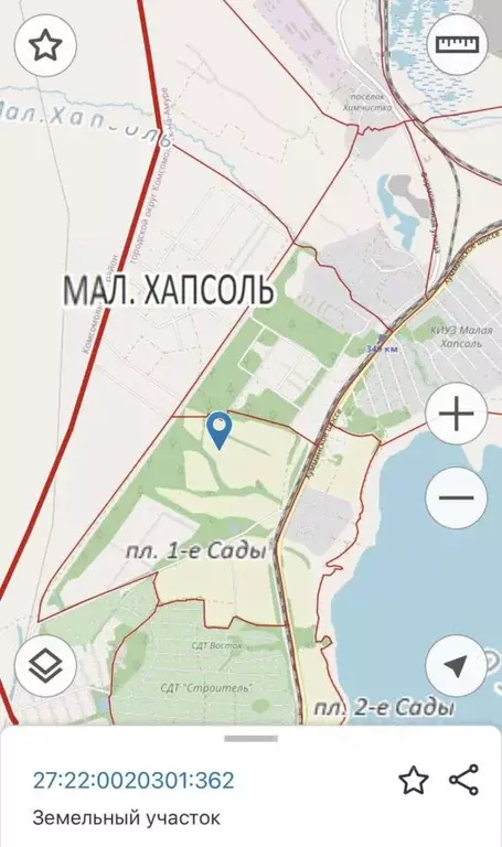 Участок в Хабаровский край, Комсомольск-на-Амуре  (10.0 сот.) - Фото 0