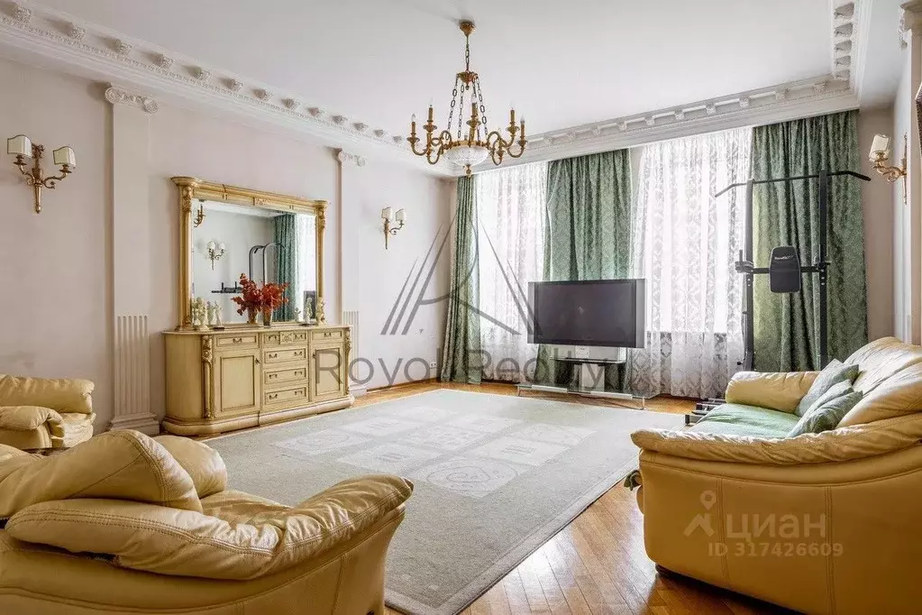 3-к кв. Санкт-Петербург пер. Басков, 37-39 (140.0 м) - Фото 1
