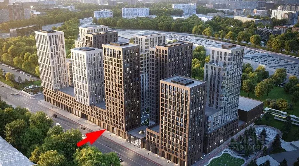 Торговая площадь в Москва Автомобильный проезд, 4 (123 м) - Фото 1