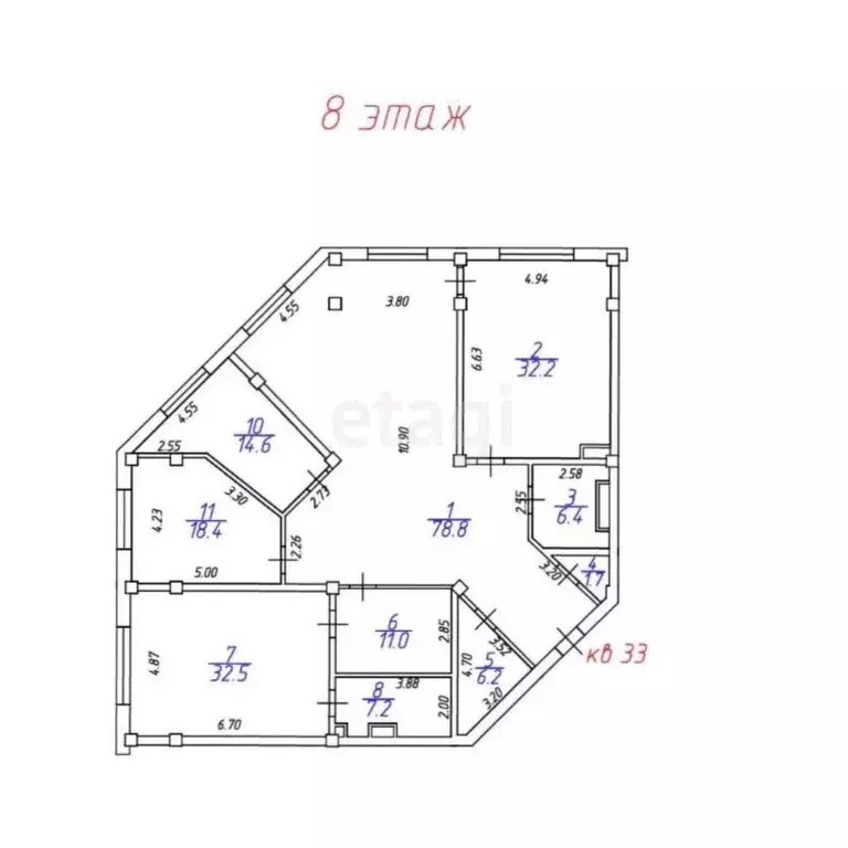 6-к кв. Дагестан, Каспийск ул. Ленина, 60А (209.0 м) - Фото 0
