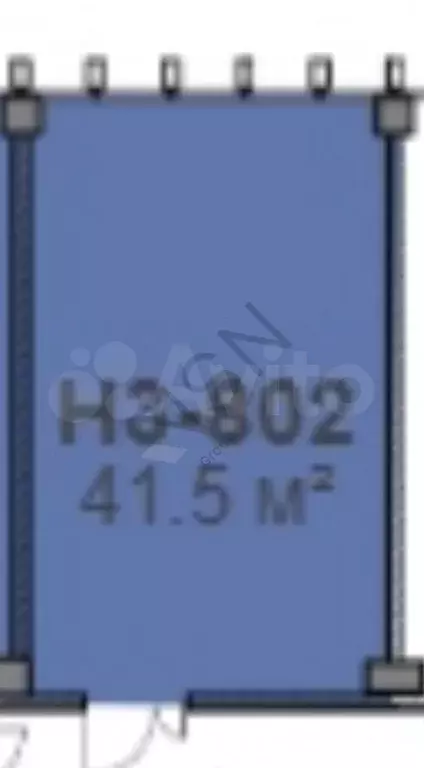 БЦ класса А офис 41,5 м2 - Фото 0