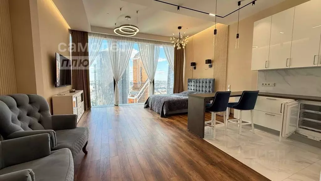 Студия Москва 1-й Красногвардейский проезд, 22 (51.0 м) - Фото 1