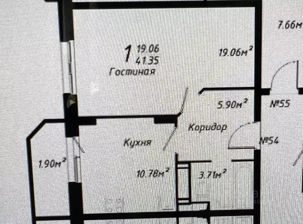 1-к кв. Московская область, Подольск Климовск мкр, ул. Школьная, 41 ... - Фото 1
