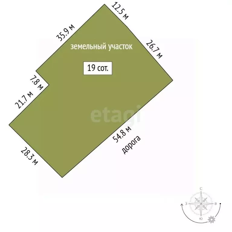 Участок в Ставропольский край, Георгиевск ул. Кленовая (19.0 сот.) - Фото 1