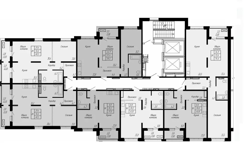 2-к кв. Ленинградская область, Тельмана Тосненский район, Сибирь жилой ... - Фото 2
