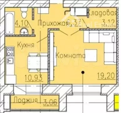 Продаётся 1-к квартира, 44.5 м - Фото 0