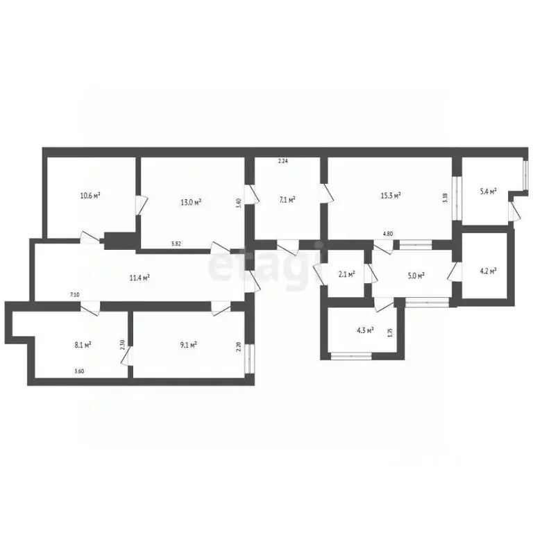 4-к кв. Крым, Ялта ул. Володарского, 10 (95.0 м) - Фото 1