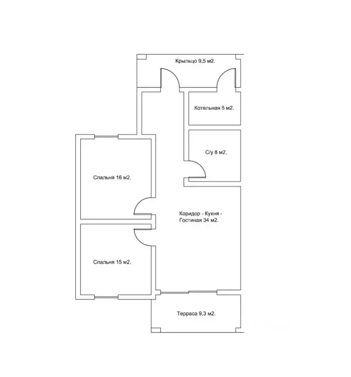 Дом в Крым, Сакский район, с. Уютное, Пруд кп  (110 м) - Фото 2