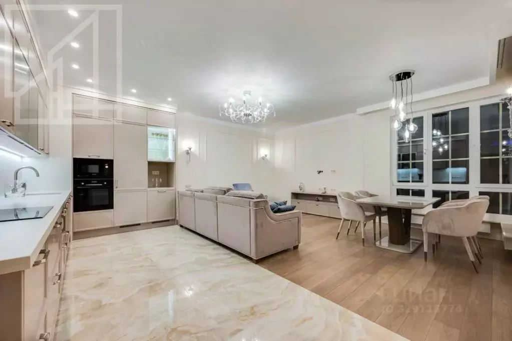 4-к кв. Москва 1-й Смоленский пер., 17 (140.0 м) - Фото 2