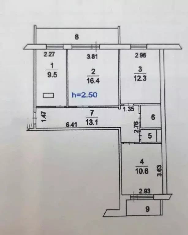Продается 3-комнатная квартира - Фото 1