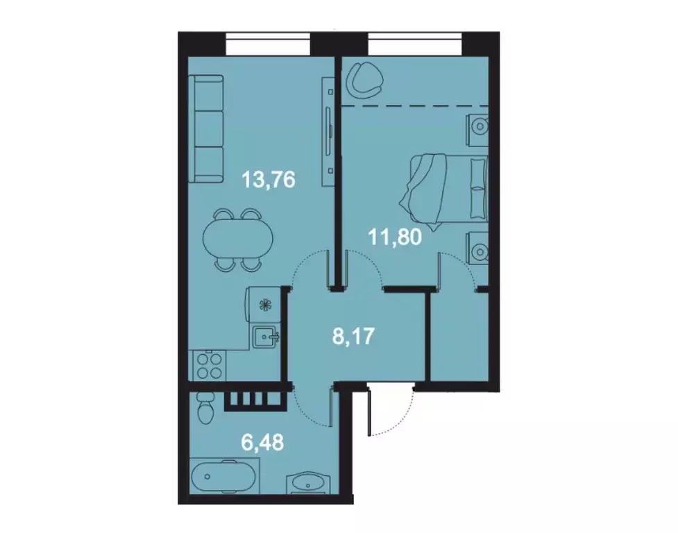 2-к кв. Иркутская область, Иркутск наб. Верхняя, 129 (48.7 м) - Фото 0