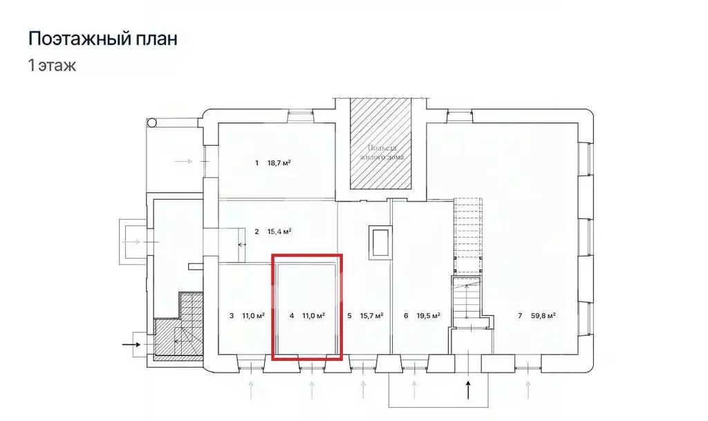 Помещение свободного назначения в Москва Бауманская ул., 33/2С3 (12 м) - Фото 2