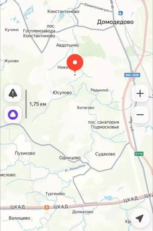 Участок в Московская область, Домодедово (1000 м) - Фото 0