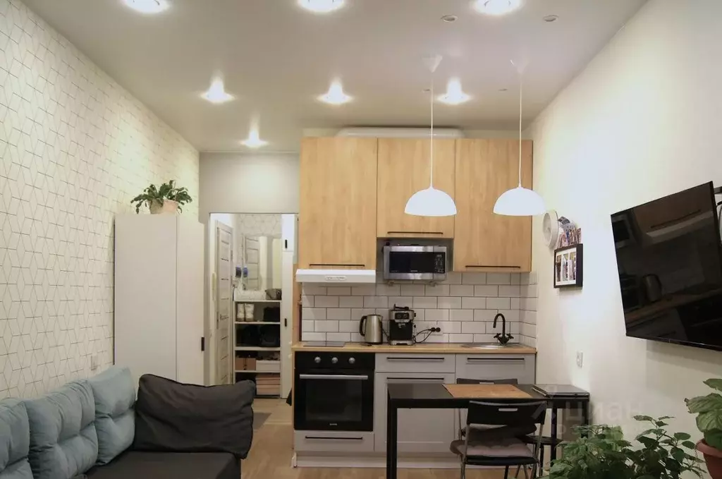 Студия Санкт-Петербург ул. Маршала Казакова, 70к1 (27.7 м) - Фото 1