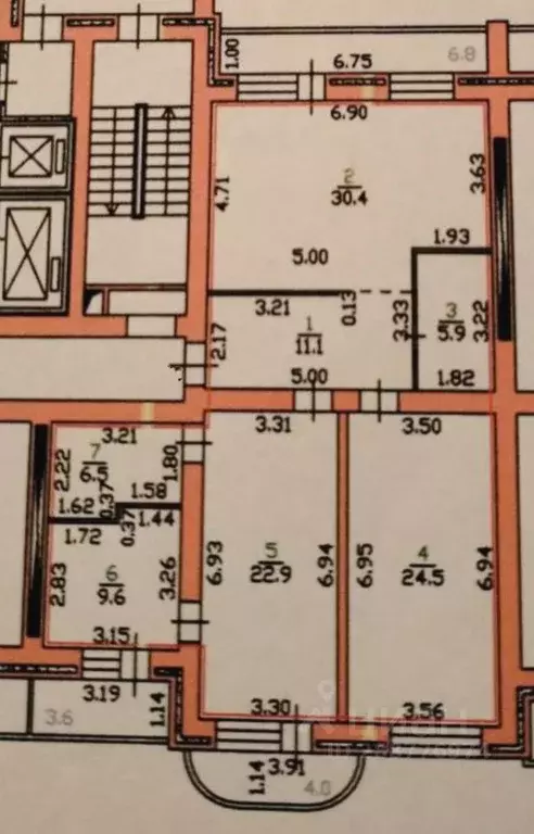 3-к кв. Орловская область, Орел Кинопрокатный пер., 1 (125.0 м) - Фото 2