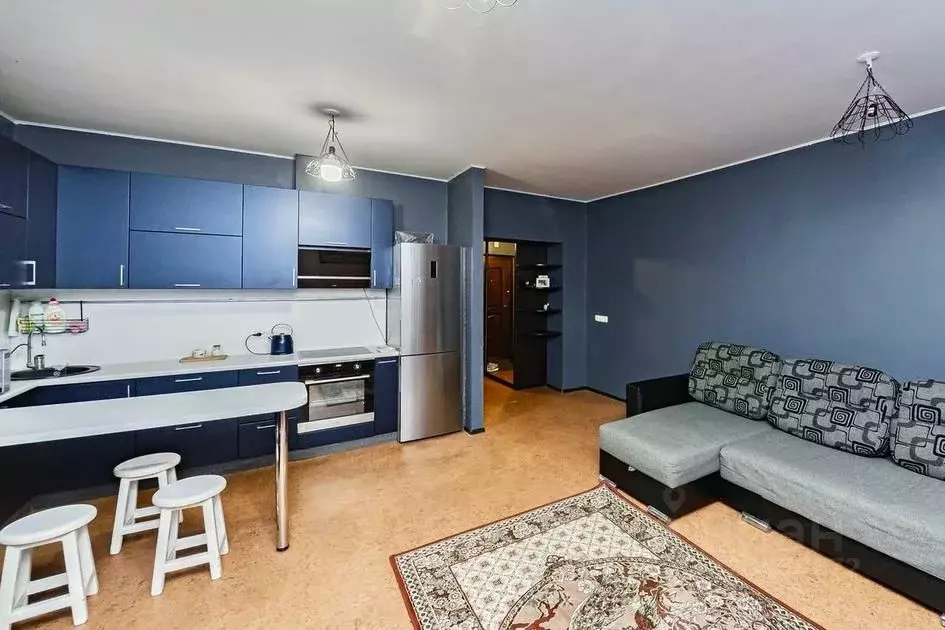 Студия Тюменская область, Тюмень Войновка мкр, ул. Энергостроителей, ... - Фото 1