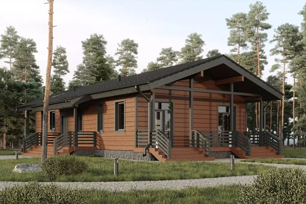 Дом в Ленинградская область, Приозерский район, Ромашкинское с/пос, ... - Фото 2