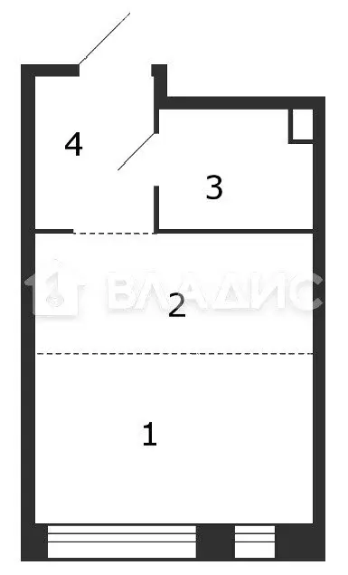 Квартира-студия: Москва, улица Петра Кончаловского, 7к1 (27.9 м) - Фото 0