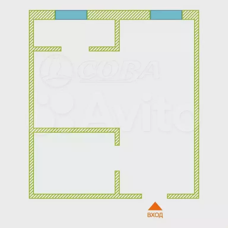 Квартира-студия, 32,3 м, 6/9 эт. - Фото 0