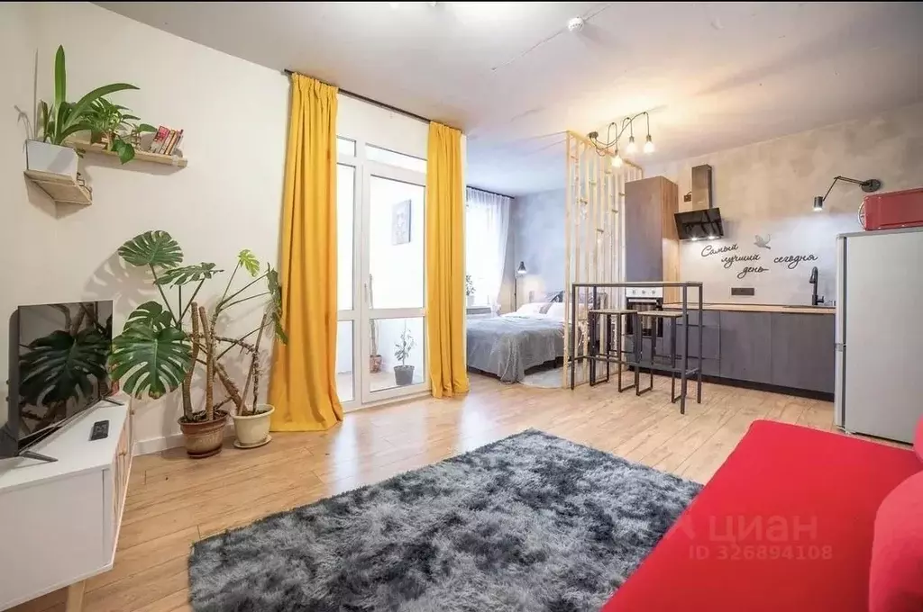 Студия Свердловская область, Екатеринбург ул. Куйбышева, 100 (31.6 м) - Фото 1