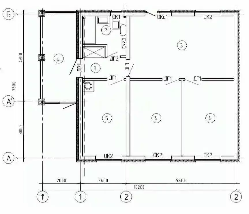Дом в Удмуртия, Завьяловский район, с. Юськи ул. Рубиновая, 11 (60 м) - Фото 2