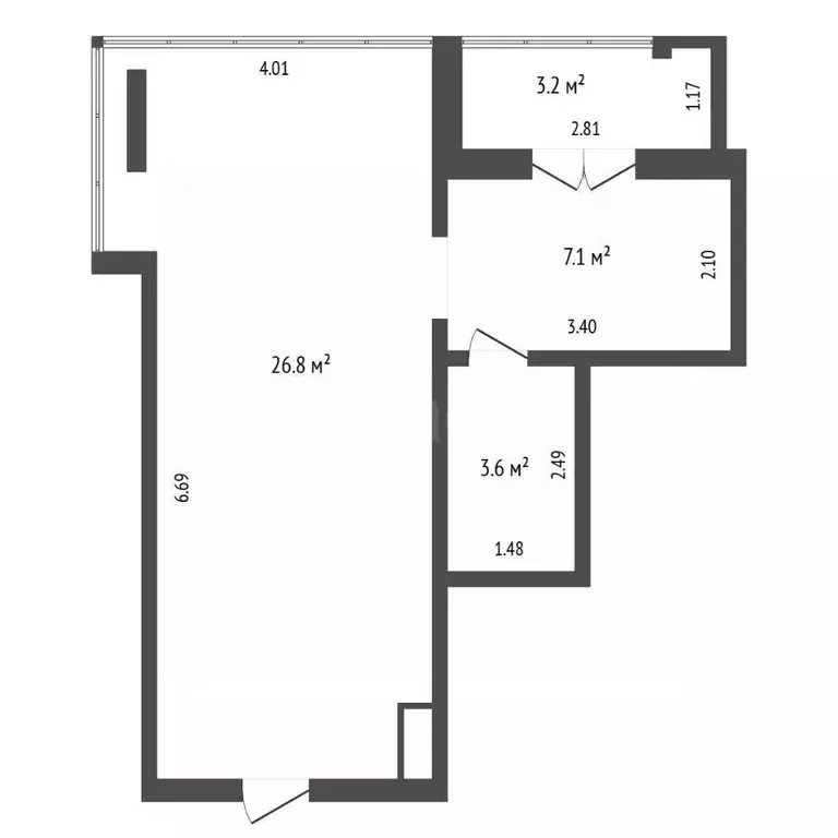 Помещение свободного назначения в Тюменская область, Тюмень ул. ... - Фото 2