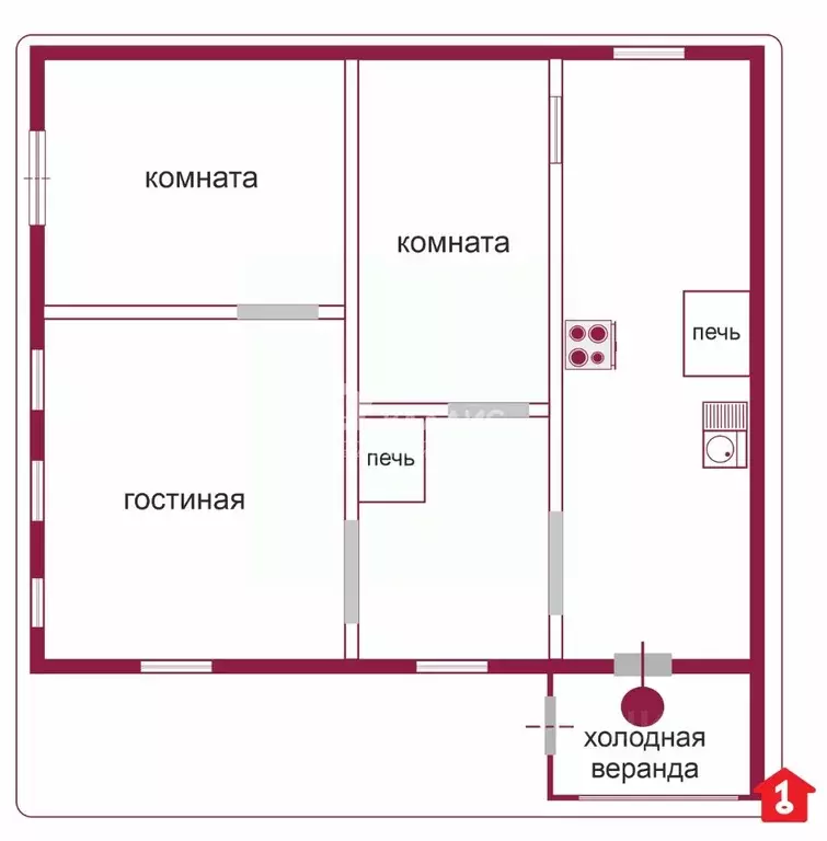 Дом в Омская область, Омск ул. 3-я Новая, 30А (65 м) - Фото 2