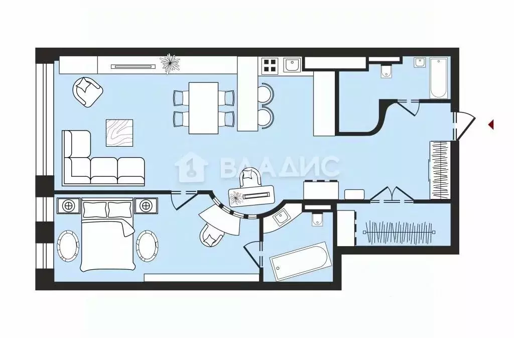 2-к кв. Москва Нижняя Красносельская ул., 35С23 (75.4 м) - Фото 1