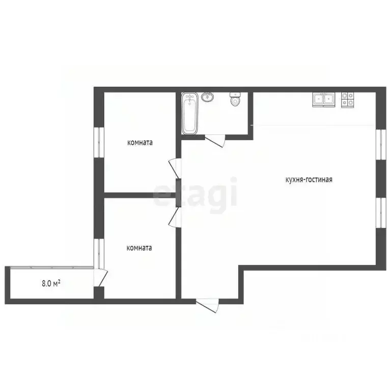 3-к кв. Тамбовская область, Тамбов Советская ул., 125 (76.0 м) - Фото 2
