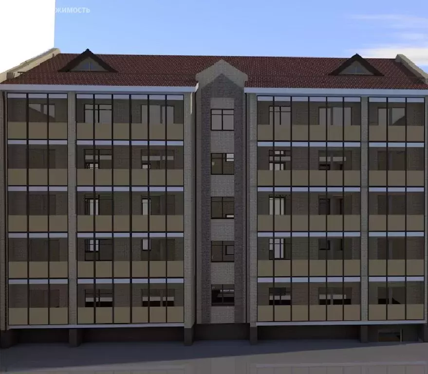 1-комнатная квартира: Абакан, улица Генерала Тихонова, 4 (48.6 м) - Фото 1