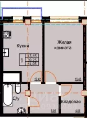 1-к кв. Ставропольский край, Ессентуки  (41.05 м) - Фото 0