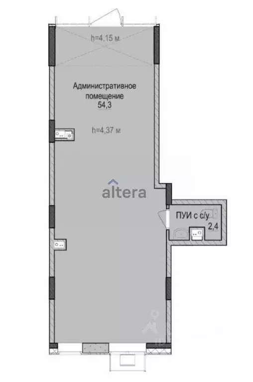 Торговая площадь в Татарстан, Казань ул. Рауиса Гареева, 90к1 (57 м) - Фото 1