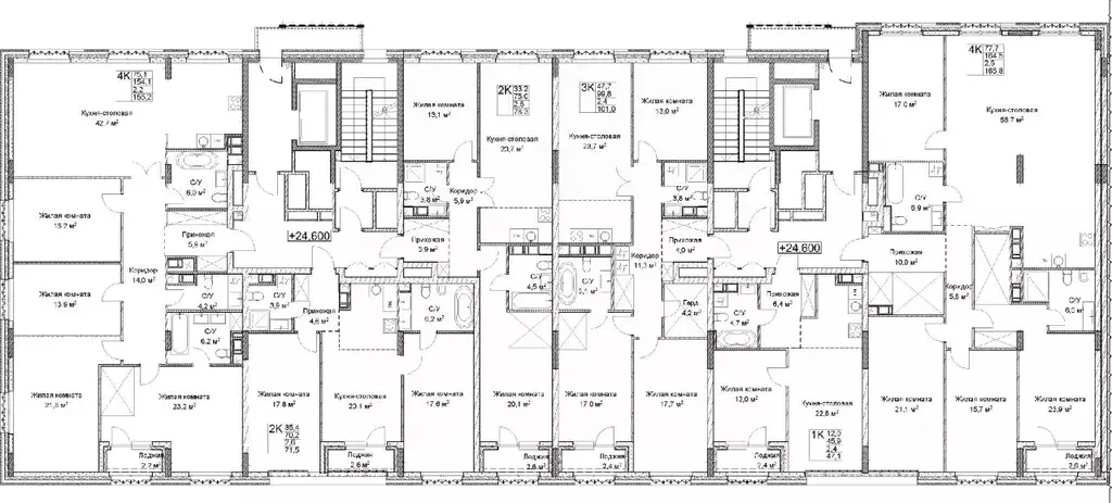 4-к кв. Нижегородская область, Нижний Новгород ул. Максима Горького, ... - Фото 2