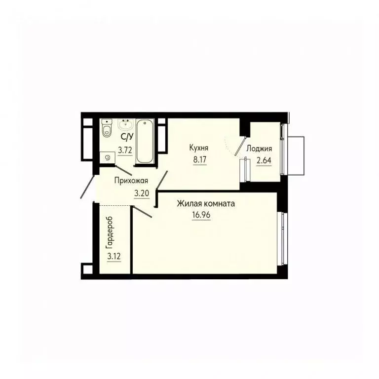 1-к кв. Свердловская область, Екатеринбург Юго-Западный жилрайон, ... - Фото 1