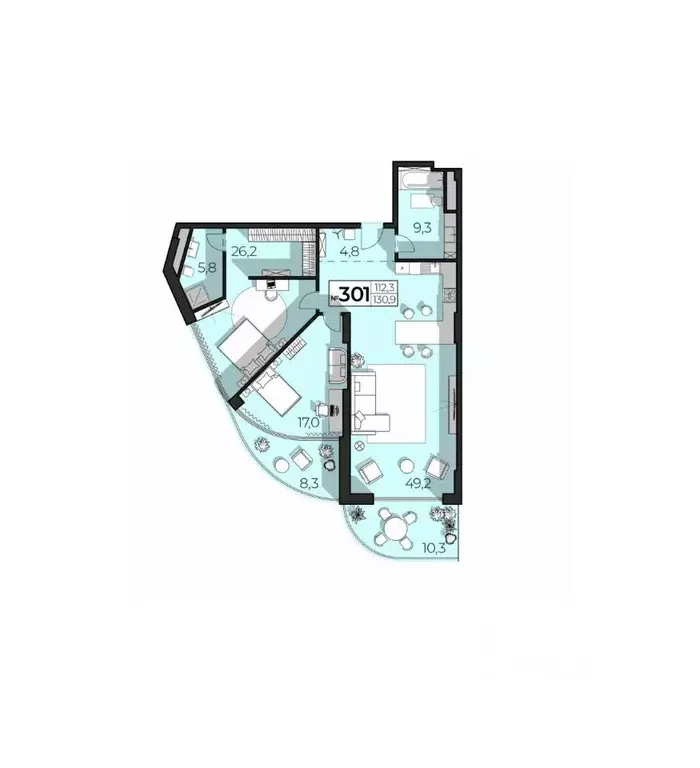 2-к кв. Крым, Ялта ул. Дражинского (130.9 м) - Фото 1