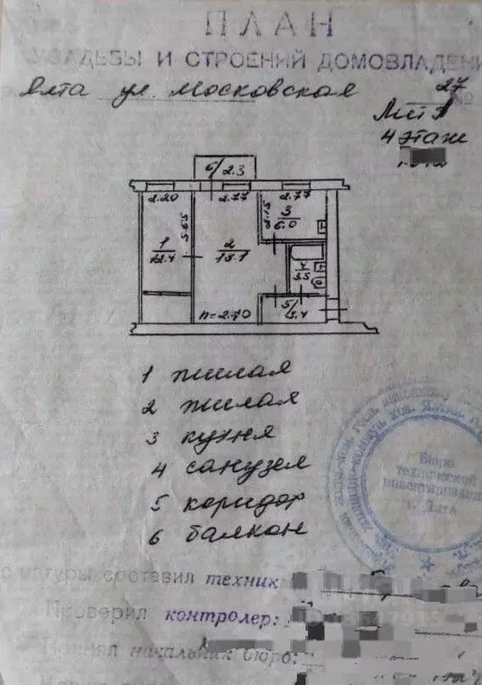 2-к кв. Крым, Ялта ул. Московская, 27 (44.0 м) - Фото 2