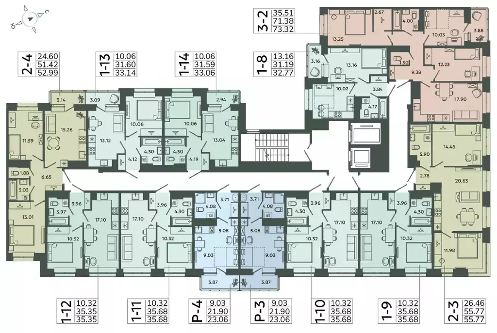 3-к кв. Ленинградская область, Ломоносовский район, Аннинское ... - Фото 2