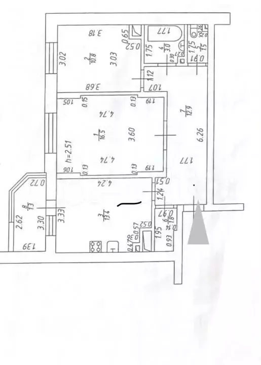 2-к. квартира, 60 м, 9/18 эт. - Фото 0