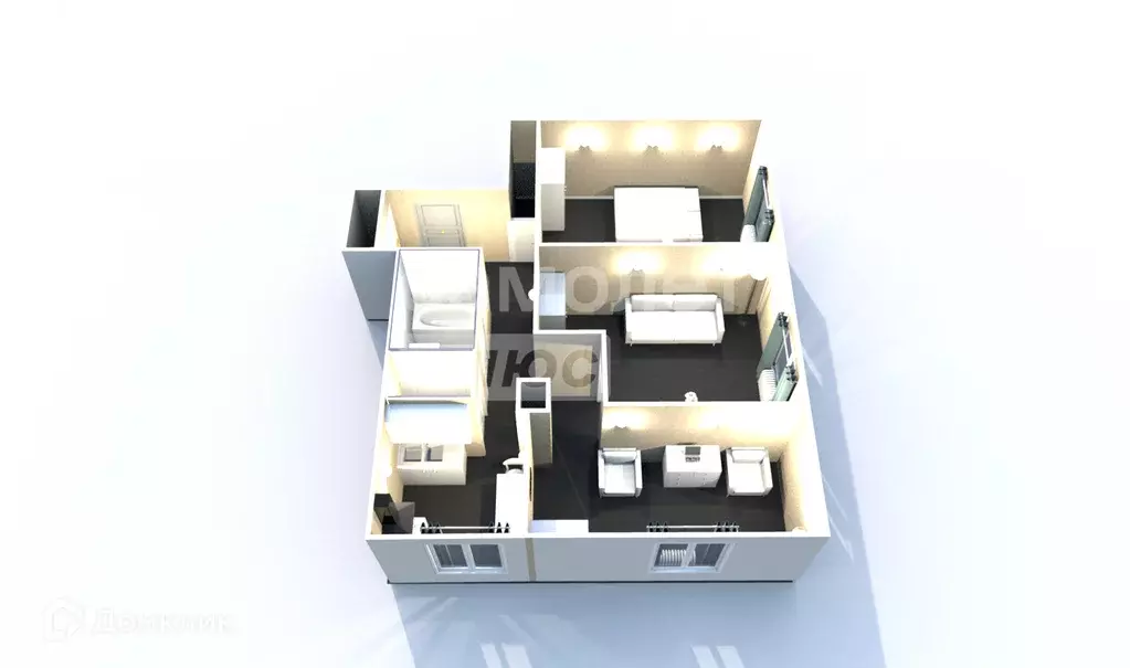 Продаётся 3-к квартира, 89.2 м - Фото 1