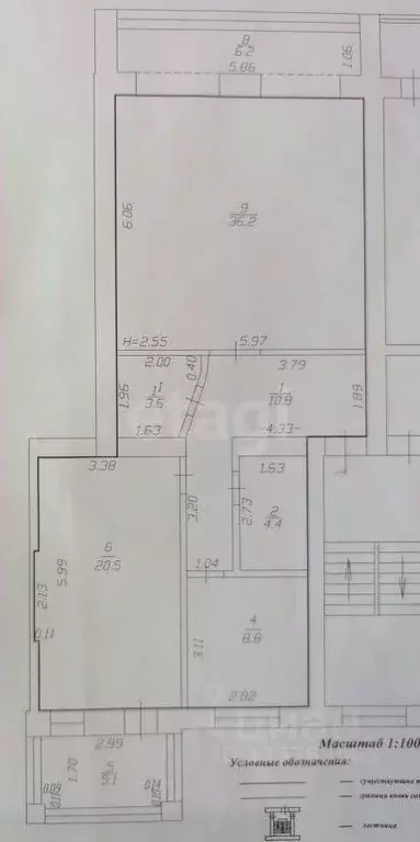 2-к кв. Краснодарский край, Анапа ул. Ленина, 145 (91.8 м) - Фото 2