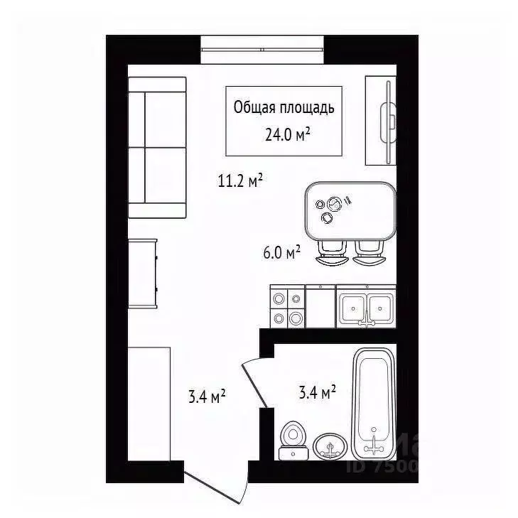 Студия Алтай, Майминский район, с. Майма Алтайская ул. (24.0 м) - Фото 1